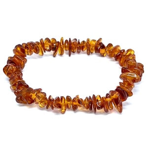 Minerální náramek Jantar - chips